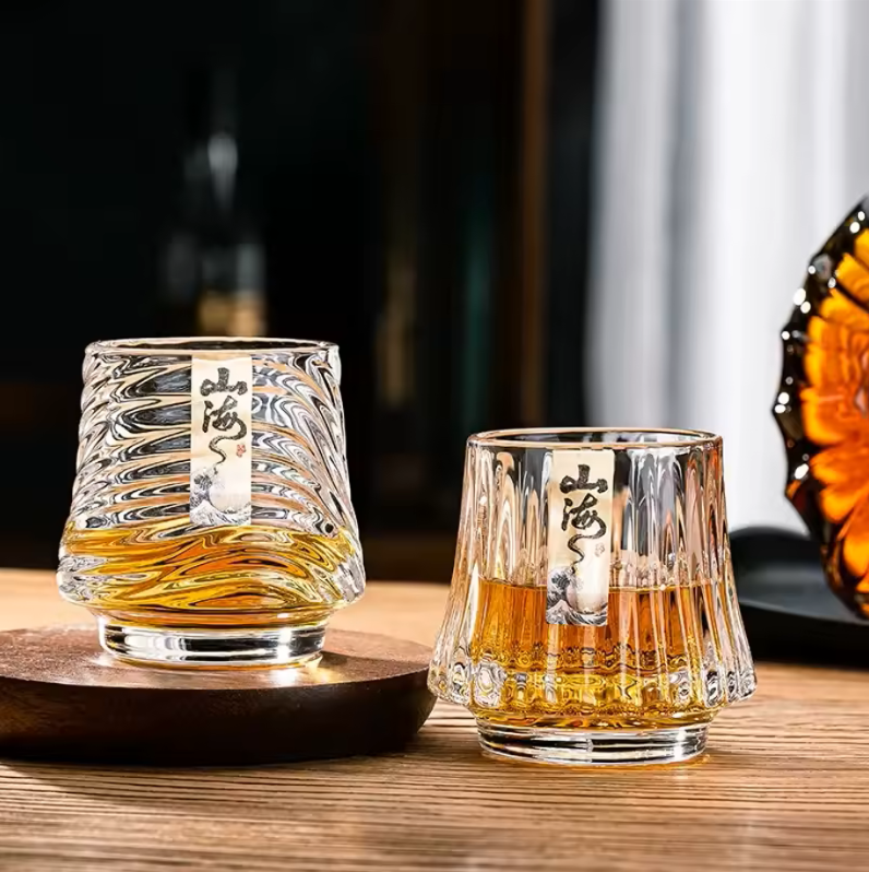 Juego de Tazas de Cristal - Whisky de Shanhai